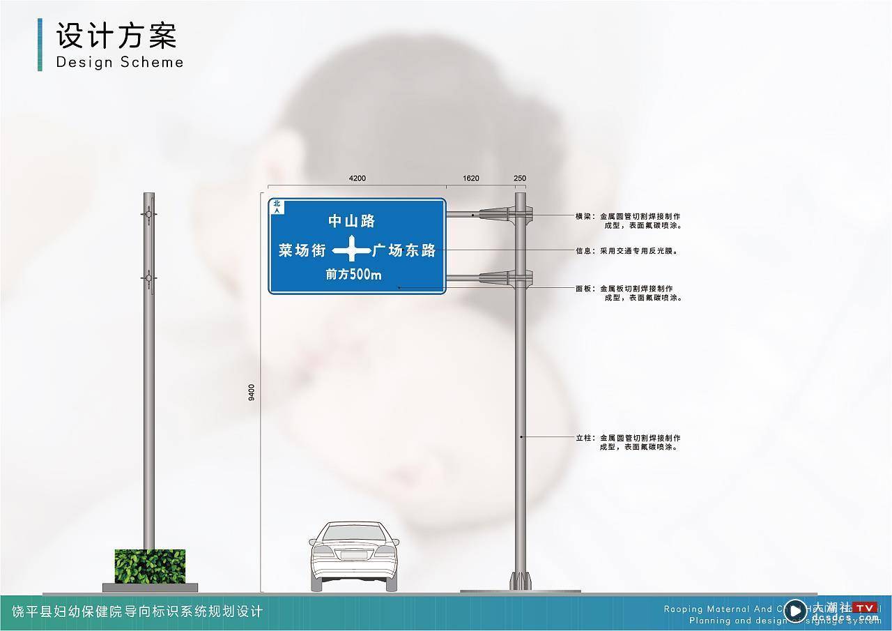 饶平县妇幼保健院导视系统设计